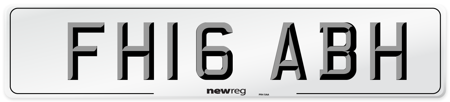FH16 ABH Number Plate from New Reg